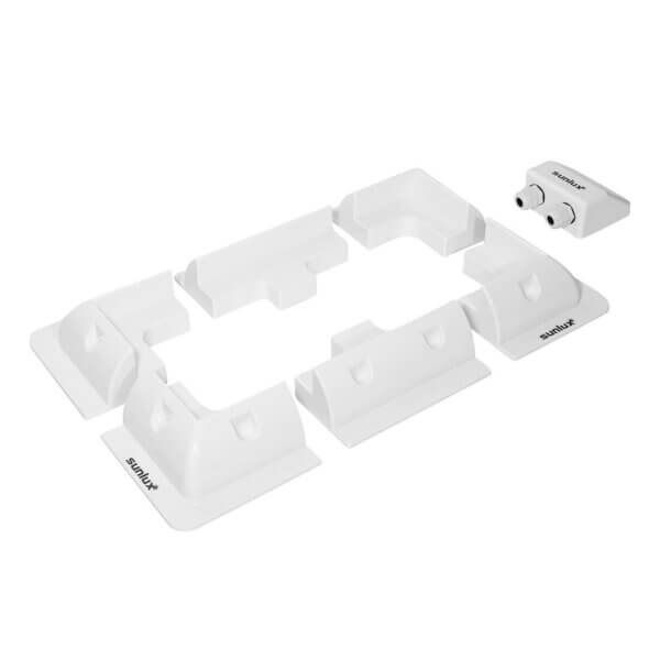 Kompletny zestaw mocowań do paneli słonecznych