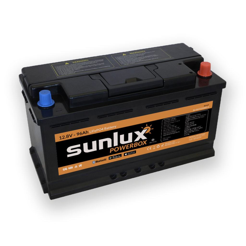 LiFePO4 batteri 12.8V/96Ah 