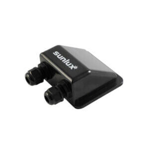 Kabelgenomföring dubbel (svart)