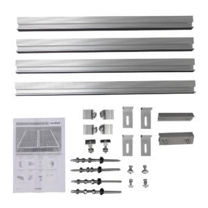 Solpanelsfäste plåttak 2x 130-200W