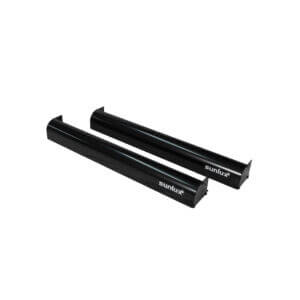 Spoilerfäste för solpanel 2-pack 510mm (svart)