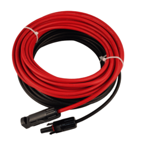 4 mm2 Solcellskabel 2x 10m med MC4