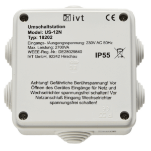 Prioritetskoppling IVT US-12N, 230 V AC, 12 A, 2700 VA