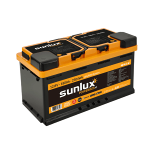 LiFePO4 batteri 12.8V/180Ah - Sunlux® Powerbox+ WarmUp