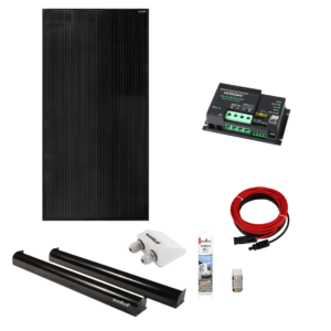 Solcellspaket 185W TOPCon Votronic Duo MPPT-regulator All Black
