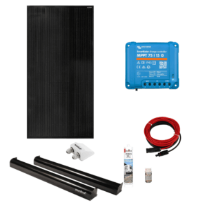 Solcellspaket 200W TOPCon Victron Smart Solar MPPT "All Black"