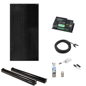 Solcellspaket 185W TOPCon Votronic Duo MPPT-regulator (Ducato/Boxer/Jumper) All Black