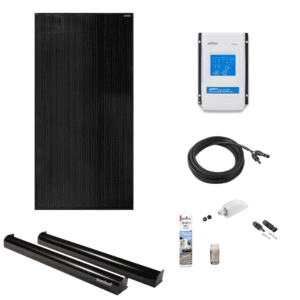 Solcellspaket 185W TOPCon Epever Duo Racer MPPT-regulator All Black