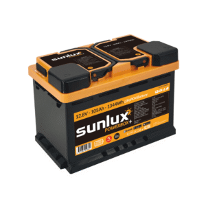 LiFePO4 batteri 12.8V/105Ah - Sunlux® Powerbox+ WarmUp